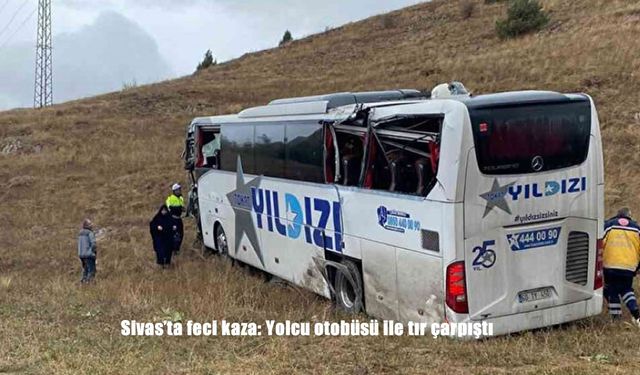 Yolcu otobüsü ile tır çarpıştı: Çok sayıda yaralı var