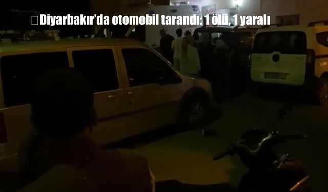 Diyarbakır'da kanlı pusu: 1 ölü 1 yaralı