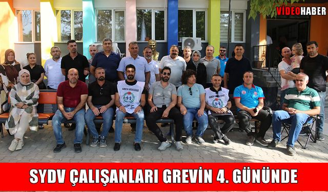 Muş’ta SYDV çalışanlarının grevi 4. gününde: Hakkımızı almanın derdindeyiz