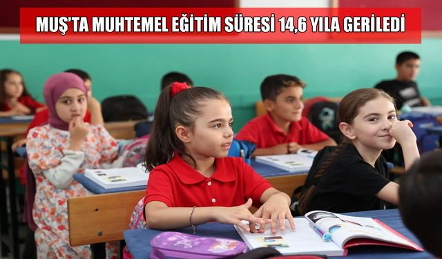 MES verileri açıklandı: Muş, Türkiye ortalamasının gerisinde kaldı
