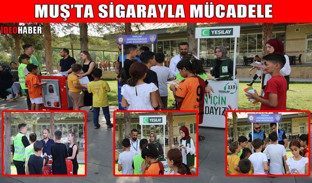 Muş’ta sigara bırakma etkinliği