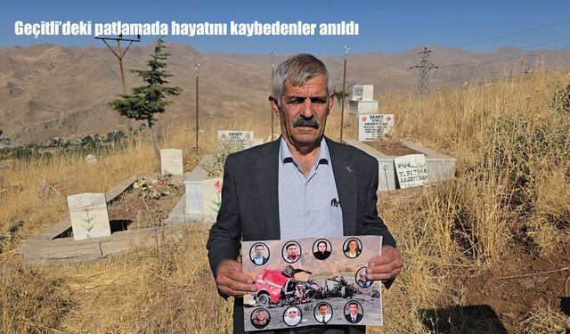 Geçitli’deki Patlamada Hayatını Kaybedenler 15. Yılda Mezarı Başında Anıldı