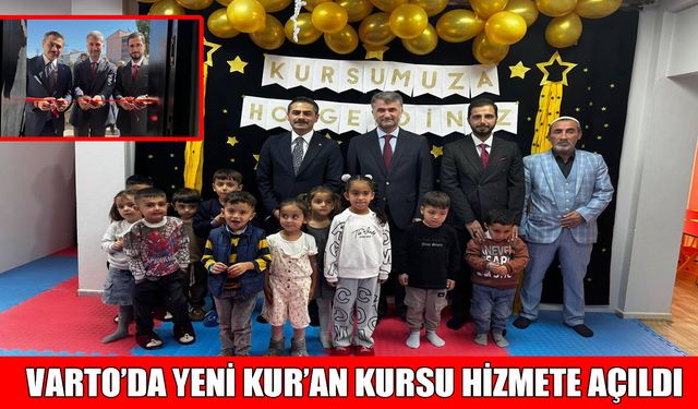 Varto’da minikler için yeni Kur’an kursu açıldı