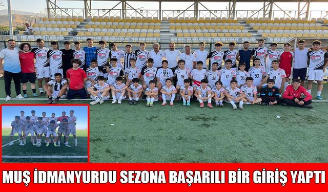 Muş İdmanyurdu gelişim ligine hızlı başladı