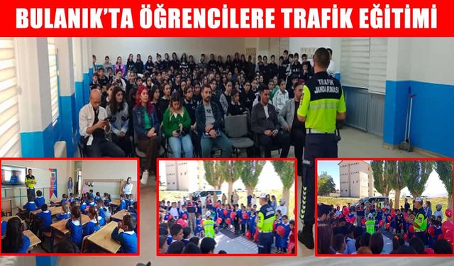 Muş’ta jandarmadan öğrencilere motosiklet güvenliği eğitimi
