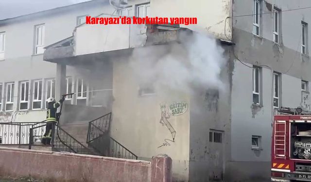Karayazı’da İlçe Milli Eğitim Müdürlüğü Ek Binasında Yangın Korkuttu
