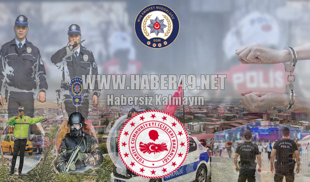 Muş dahil 74 ilde uyuşturucu operasyonu