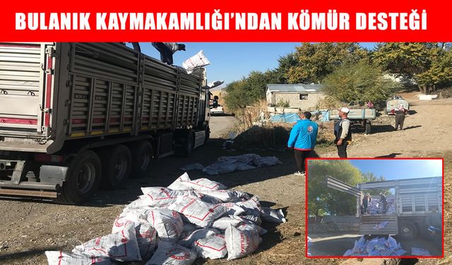 Bulanık Kaymakamlığı’ndan 5 bin aileye kışlık kömür desteği