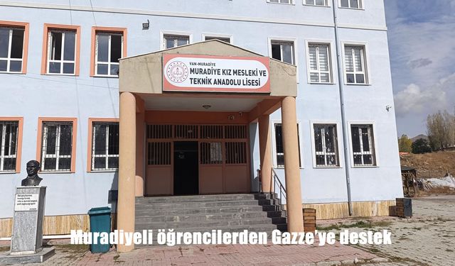 Muradiyeli öğrencilerden Gazze’ye destek