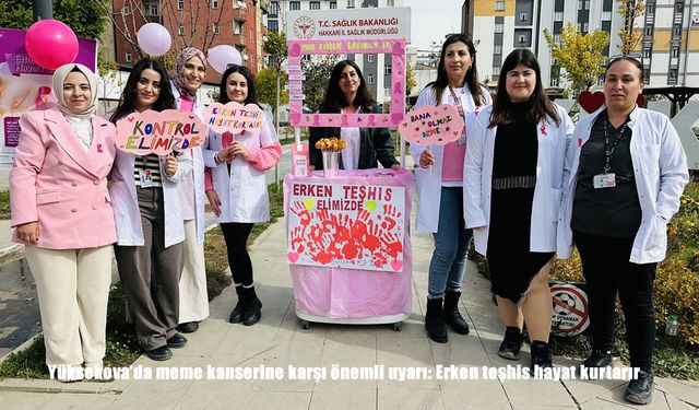 Yüksekova’da meme kanserine karşı önemli uyarı: Erken teşhis hayat kurtarır