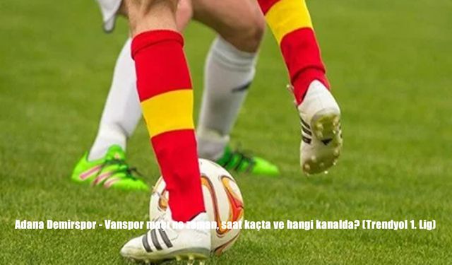 Adana Demirspor - Vanspor Maçı Ne Zaman, Saat Kaçta ve Hangi Kanalda Yayınlanacak?