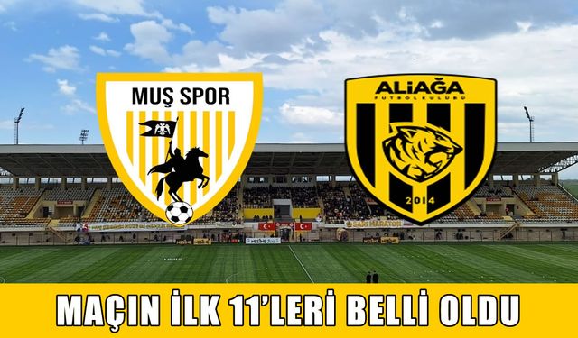 Muşspor-Aliağa FK maçının kadrosu belli oldu