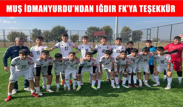Muş İdmanyurdu: Alagöz Holding Iğdır Spor FK camiasına minnettarız