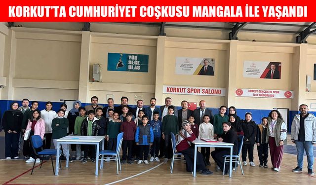 Korkut'ta Cumhuriyet Bayramı Coşkusu: Mangala Turnuvası Düzenlendi