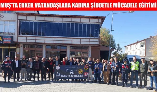 Muş’ta “Kadına El Kalkamaz” farkındalık etkinliği düzenlendi