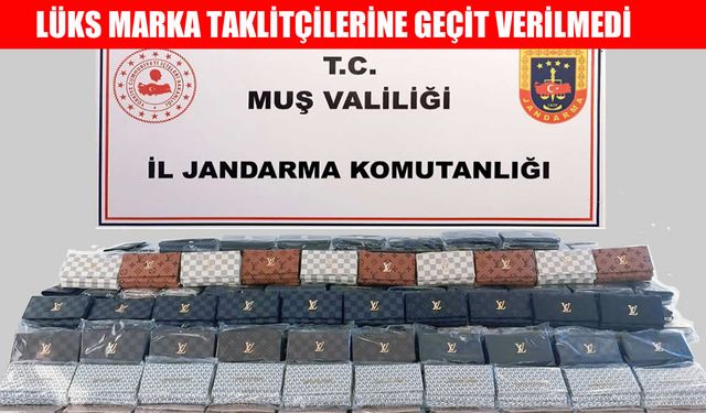 Muş’ta 1,2 milyonluk taklit ürün operasyonu