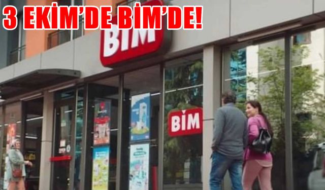 BİM’den Ekim Ayına Özel Büyük Fırsat: 3 Ekim’de Raflarda!