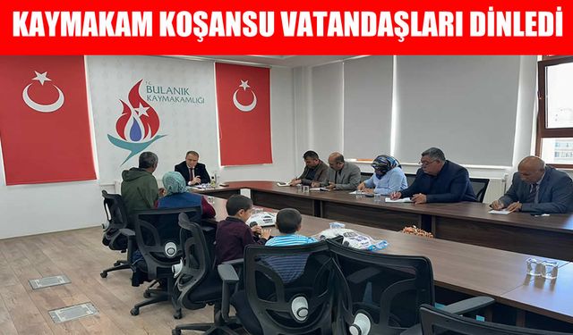 Bulanık’ta “Halk Günü" toplantısı düzenlendi