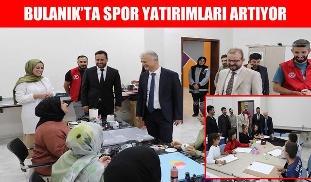 Bulanık’ta gençlik ve spor yatırımları hız kazanıyor