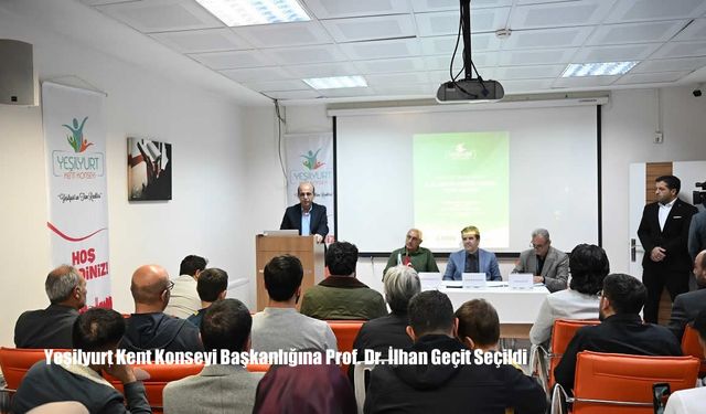 Yeşilyurt Kent Konseyi Başkanlığına Prof. Dr. İlhan Geçit Seçildi