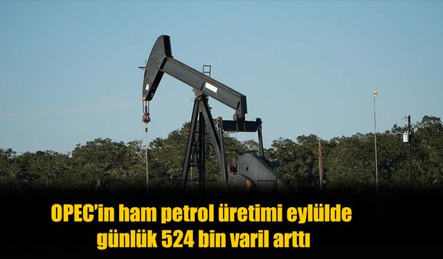 OPEC’in Petrol Üretimi Eylülde 524 Bin Varil Arttı