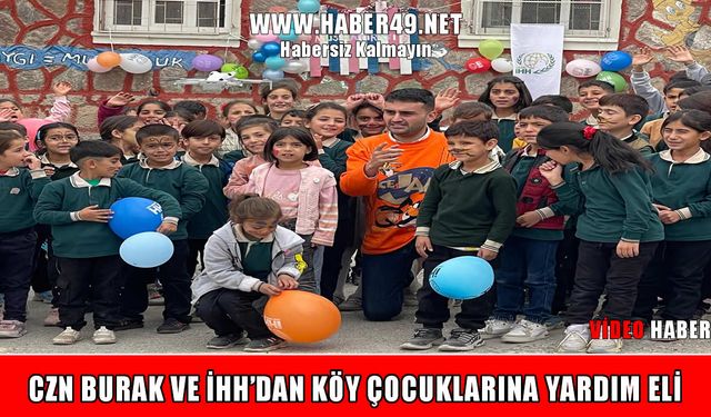CZN Burak, Muşlu çocukların yüzünü güldürdü