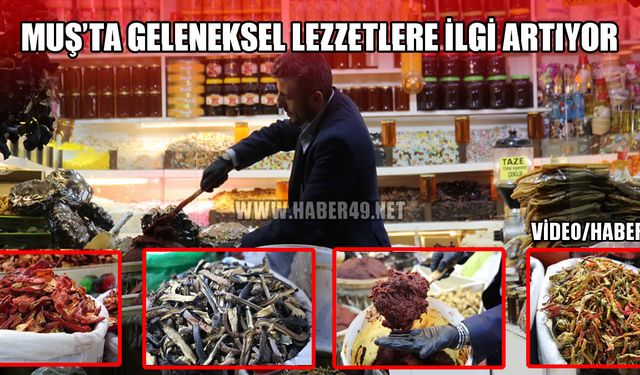 Muş’ta kurutulmuş sebze ve ev yapımı salçaya talep arttı
