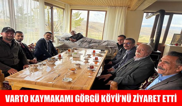 Varto Kaymakamı Abdulkadir Işık, köylülerle bir araya geldi