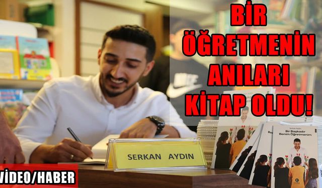 Muş'ta sınıf öğretmeni öğrencileriyle anılarını kitaplaştırdı: İmza gününe yoğun ilgi
