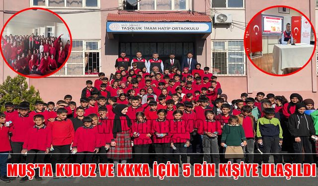 Muş’ta kuduz ve KKKA eğitim seferberliği başlatıldı