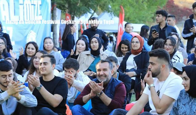 Elazığ’da Gençlik Festivali Coşkusu Sokaklara Taştı