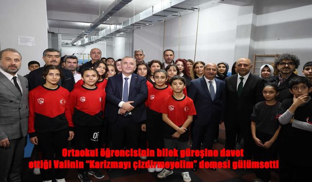 Vali, Bilek Güreşi Davetine “Karizmayı Çizdirmeyelim” Diyerek Gülümsetti