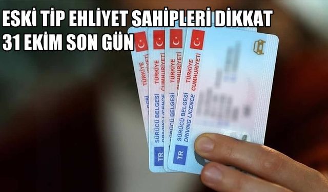1,9 Milyon Eski Tip Ehliyet Sahibi İçin İndirimli Yenilemede Son Hafta!