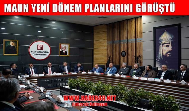 MAUN'da senato toplantısı yapıldı