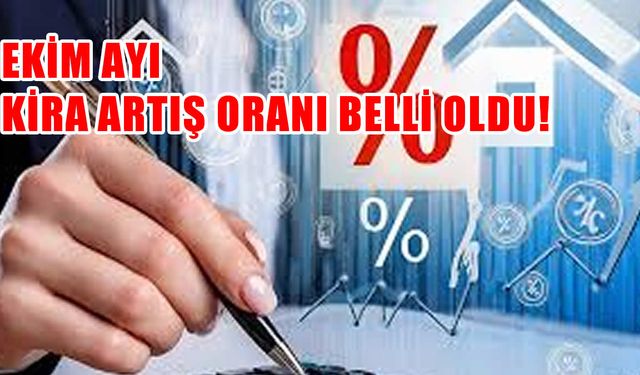 Ekim ayı kira artış oranı belli oldu