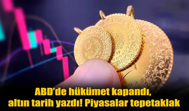 Hükümet krizi dünyayı sarstı, Altın tarihe geçti: İşte yeni rekorların sebebi!
