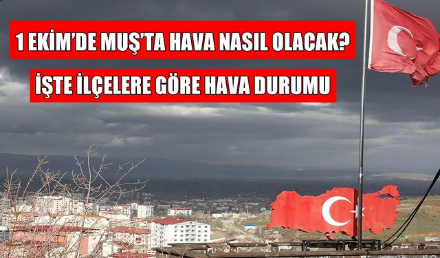 Muş’ta bugün hava nasıl olacak? İlçe ilçe hava durumu detayları
