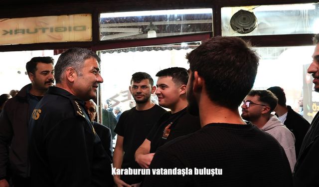 Karaburun vatandaşla buluştu
