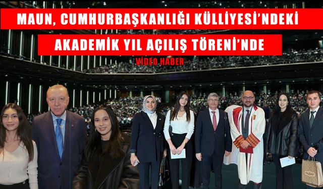 Muş Alparslan Üniversitesi, Cumhurbaşkanlığı Külliyesi'ndeki Akademik Yıl Açılış Töreni'nde