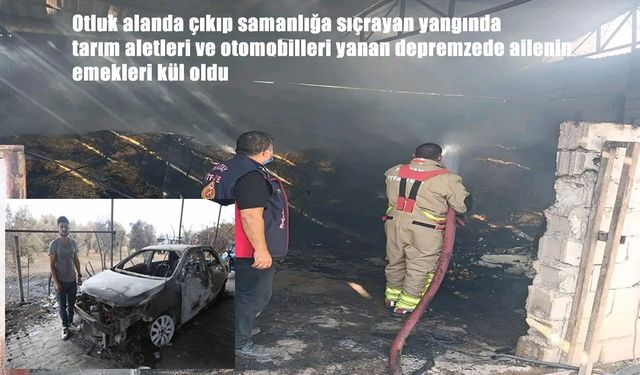 Depremzede Aileye İkinci Yıkım: Hataylı Ailenin Her Şeyi Kül Oldu