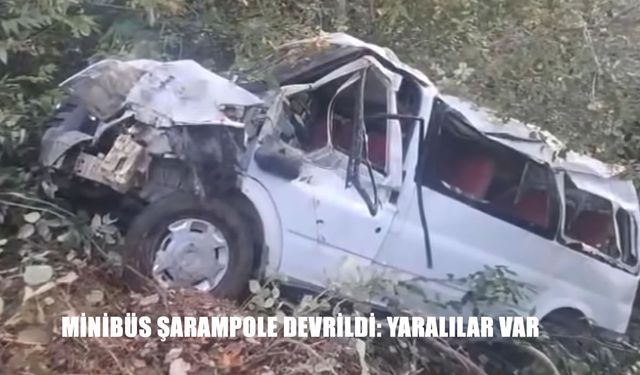 Ordu’da minibüs şarampole devrildi: 11 yaralı