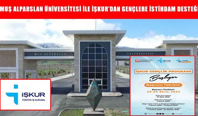 Muş Alparslan Üniversitesi ile İŞKUR’dan 'İstihdam Garantili Program': Başvurular başladı
