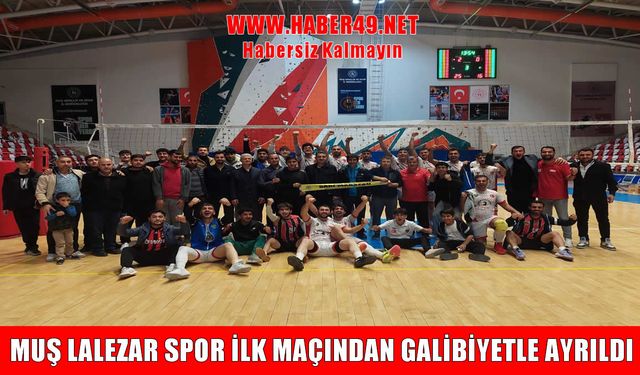 Muş Lalezar Spor ilk maçında şov yaptı
