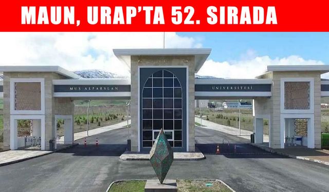 Muş Alparslan Üniversitesi URAP sıralamasında 1 basamak geriledi