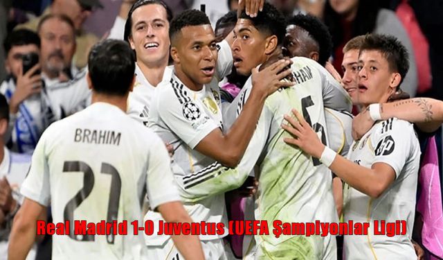 Real Madrid, Devler Ligi’nde Juventus’u tek golle geçti