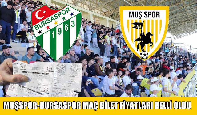 Bursa’dan Muşspor’a 2170 taraftar kapasitesi: Biletler 450 TL!