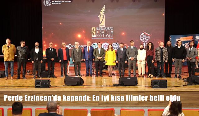 Perde Erzincan’da kapandı: En iyi kısa filmler belli oldu