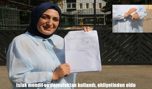 Diyarbakır’da inanılmaz olay: Islak mendil, alkolsüz sürücüyü alkollü çıkardı!