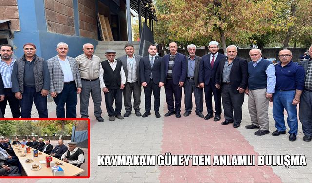 Hasköy Kaymakamı Güney, yaşlılar ve din görevlileriyle bir araya geldi