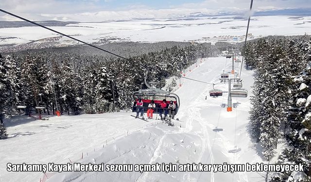 Sarıkamış'ta Kış Devrimi: Yapay Karlama Sistemiyle Sezon Artık Garantide!